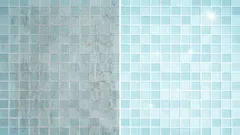 Hvordan renser man badeværelsesfliser for plak? Resultatet vil overraske dig